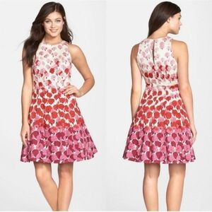 NwT Maggy London carnation floral printed Dress Size 12